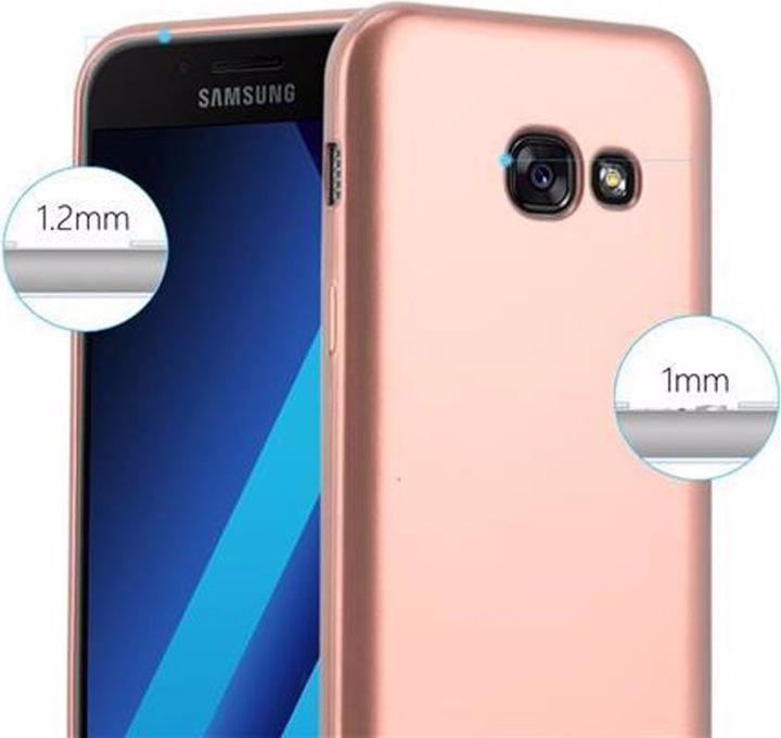 Produktbild Cadorabo TPU Matt Metallic Cover (Samsung Galaxy A3 (2017))