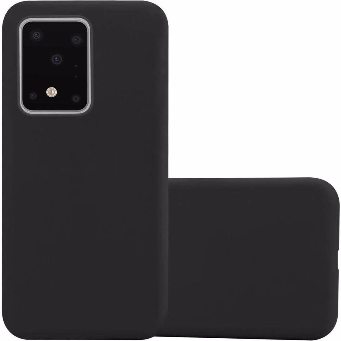 Cadorabo TPU Candy Cover (Samsung Galaxy S20 Ultra), Smartphone Hülle, Schwarz