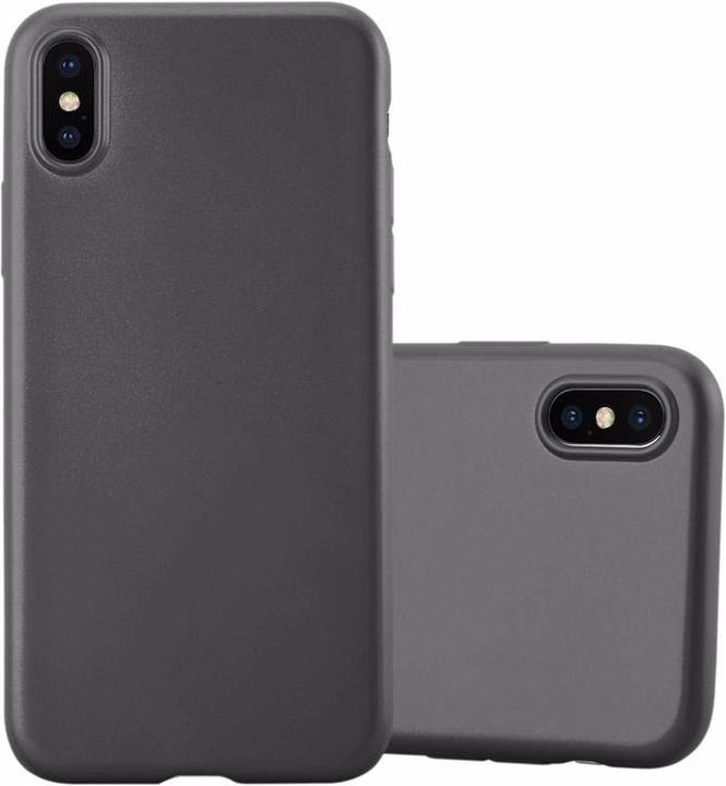 Image du produit Cadorabo Couverture métallique mate TPU (Apple iPhone X)