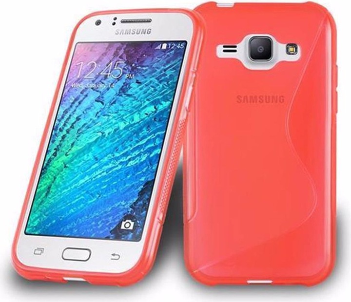 Actual product image Cadorabo TPU S-Line Cover (Samsung Galaxy J1)
