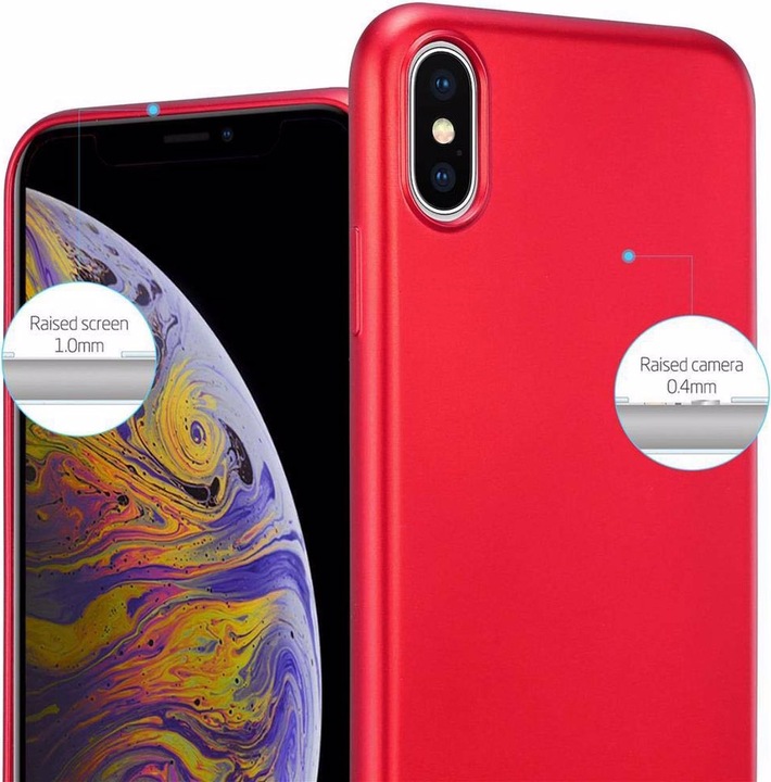 Produktbild Cadorabo TPU Matt Metallic Cover (Apple iPhone XS Max)
