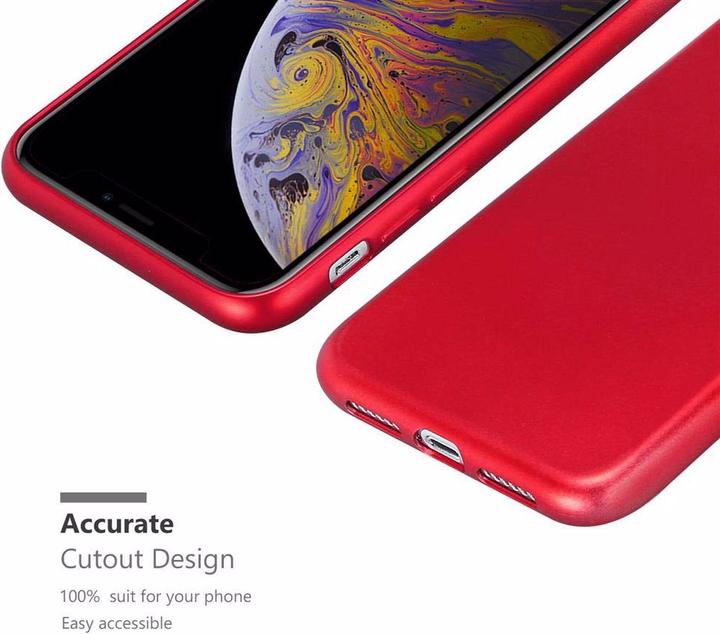 Actual product image Cadorabo TPU Matt Metallic Cover (Apple iPhone XS Max)