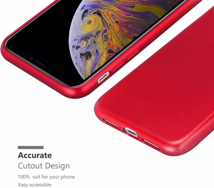 Produktbild Cadorabo TPU Matt Metallic Cover (Apple iPhone XS Max)