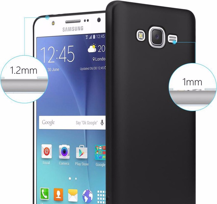 Produktbild Cadorabo TPU Matt Metallic Cover (Samsung Galaxy J7)