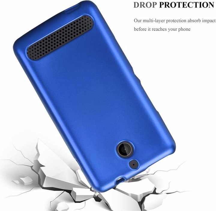 Actual product image Cadorabo TPU Matt Metallic Cover (Sony Xperia E1)