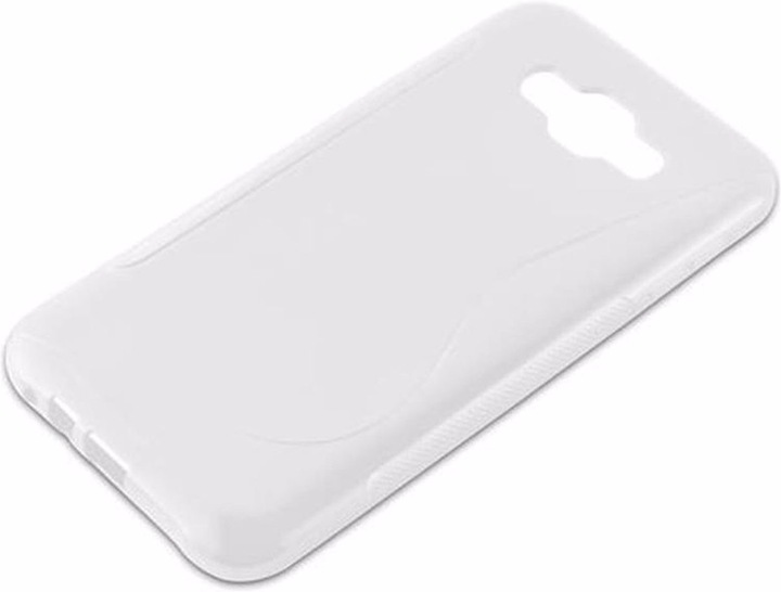Actual product image Cadorabo TPU S-Line Cover (Samsung Galaxy E7)