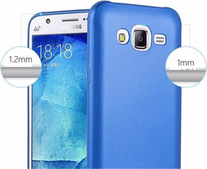 Actual product image Cadorabo TPU Matt Metallic Cover (Samsung Galaxy J5 (2015))