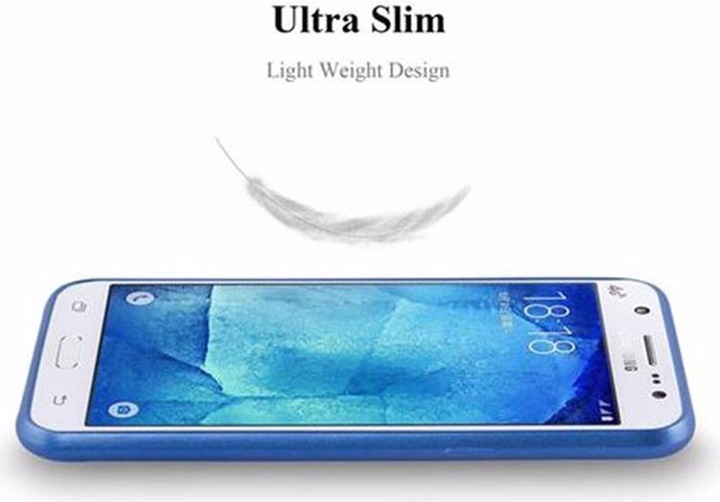 Actual product image Cadorabo TPU Matt Metallic Cover (Samsung Galaxy J5 (2015))