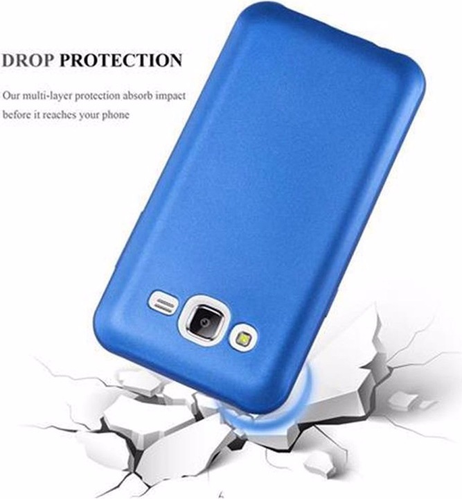 Actual product image Cadorabo TPU Matt Metallic Cover (Samsung Galaxy J5 (2015))