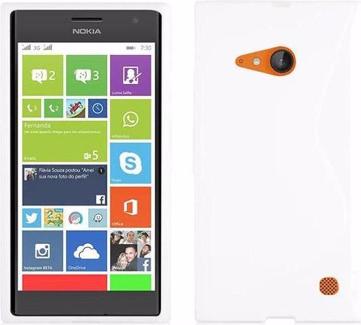 Actual product image Cadorabo TPU S-Line Cover (Nokia Lumia 730)