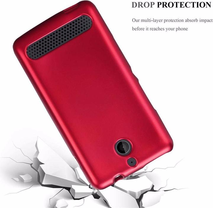 Actual product image Cadorabo TPU Matt Metallic Cover (Sony Xperia E1)