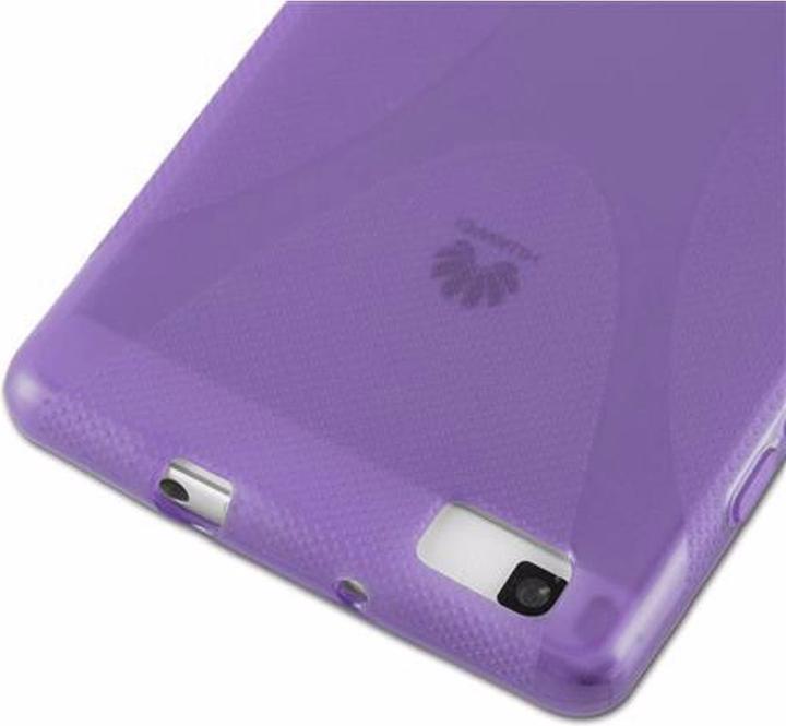 Actual product image Cadorabo TPU X-Line Cover (Huawei P8 Lite)