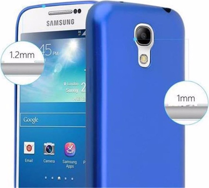Actual product image Cadorabo TPU Matt Metallic Cover (Samsung Galaxy S4)