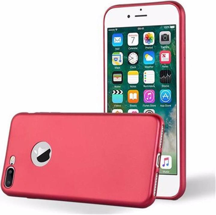 Image du produit Cadorabo Couverture métallique mate TPU (Apple iPhone 7 Plus, Apple iPhone 7s Plus, Apple iPhone 8 Plus)