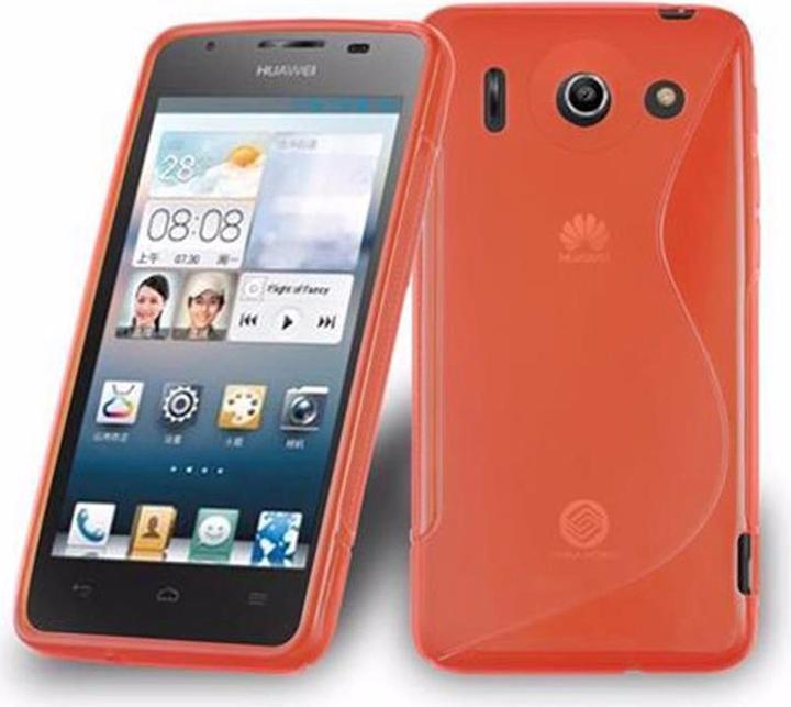Actual product image Cadorabo TPU S-Line Cover (Huawei Ascend G510, Huawei Ascend G520, Huawei Ascend G525)