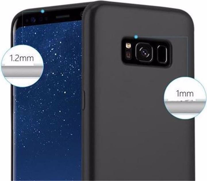 Produktbild Cadorabo TPU Matt Metallic Cover (Samsung Galaxy S8+)
