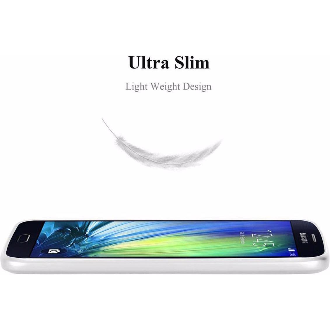 Thumbnail - Cadorabo TPU Matt Metallic Cover (Samsung Galaxy A7), Smartphone Hülle, Silber