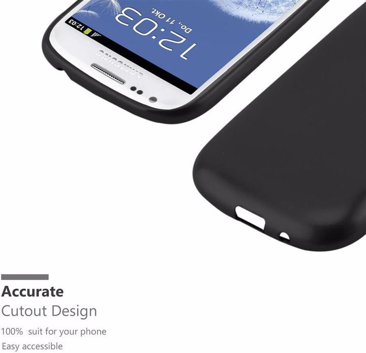 Immagine prodotto Cadorabo Copertura metallica opaca in TPU (Samsung Galaxy S3, Samsung Galaxy S3 Neo)