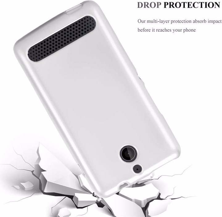 Produktbild Cadorabo TPU Matt Metallic Cover (Sony Xperia E1)
