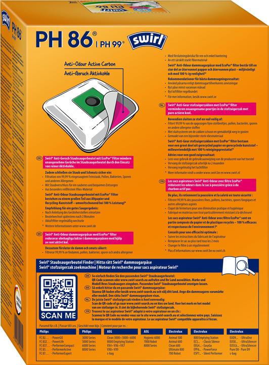 Valori nutrizionali e ingredienti Swirl PH 86 Neutralizair (4 x)