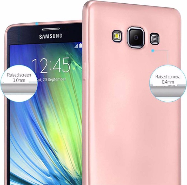 Produktbild Cadorabo TPU Matt Metallic Cover (Samsung Galaxy A7)