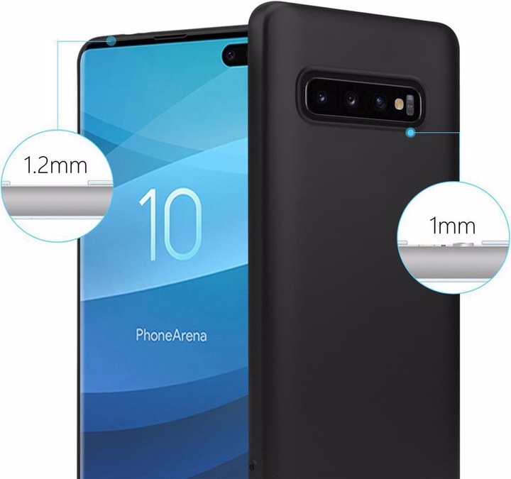 Produktbild Cadorabo TPU Matt Metallic Cover (Samsung Galaxy S10+)