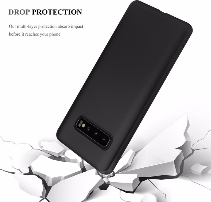 Produktbild Cadorabo TPU Matt Metallic Cover (Samsung Galaxy S10+)