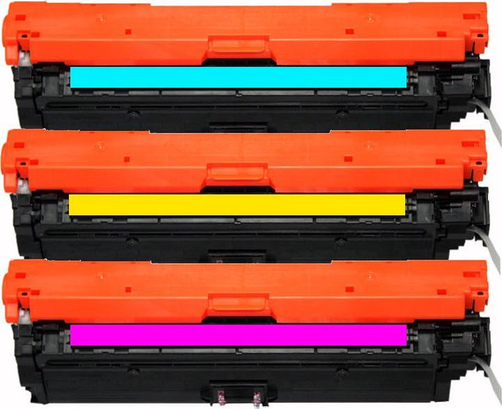 Actual product image Hermex Compatible HP Color LaserJet CP5225n laser toner (M, C, Y)