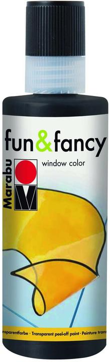 Marabu Window Color Konturenfarbe (Schwarz, 80 ml)
