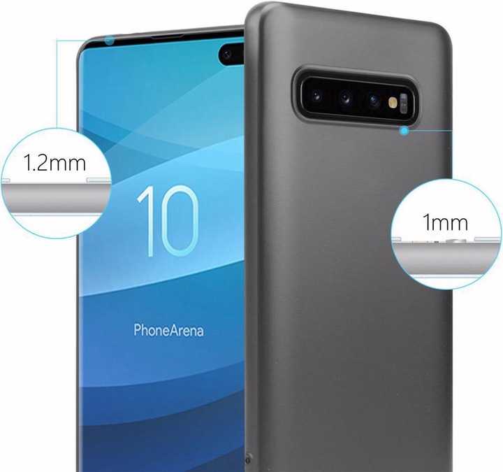 Produktbild Cadorabo TPU Matt Metallic Cover (Samsung Galaxy S10+)