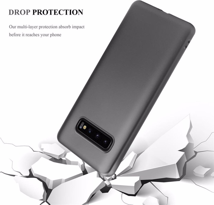 Produktbild Cadorabo TPU Matt Metallic Cover (Samsung Galaxy S10+)