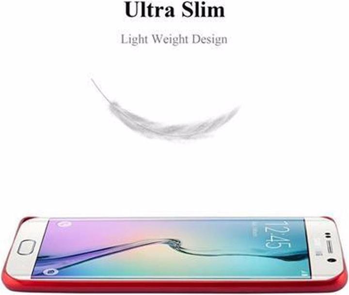Actual product image Cadorabo TPU Matt Metallic Cover (Samsung Galaxy S6 Edge)