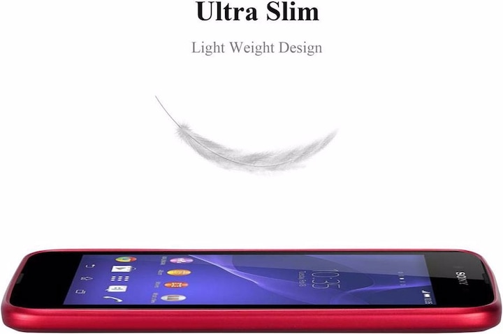 Image du produit Cadorabo Couverture métallique mate TPU (Sony Xperia E3)