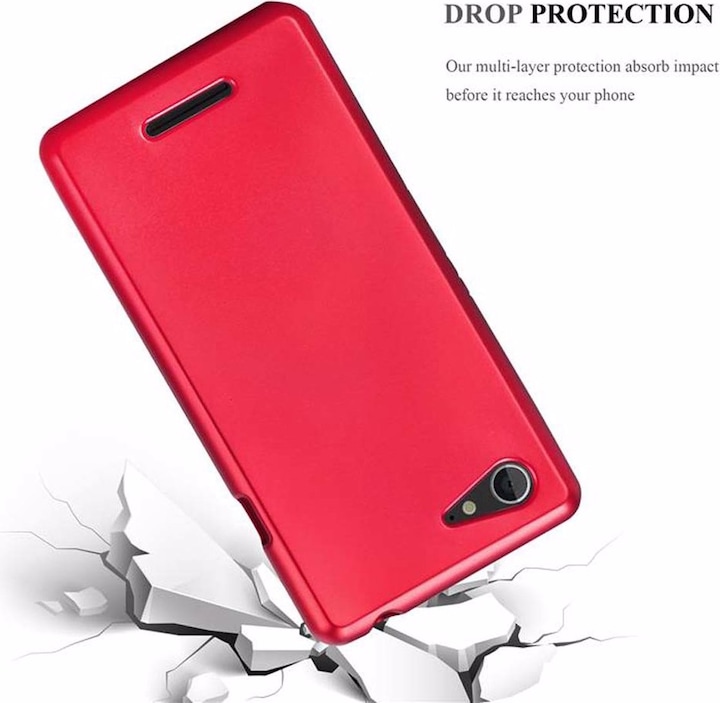 Image du produit Cadorabo Couverture métallique mate TPU (Sony Xperia E3)