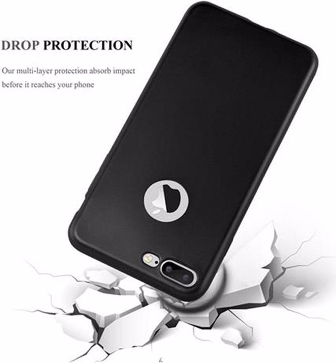 Actual product image Cadorabo TPU Matt Metallic Cover (Apple iPhone 8 Plus, Apple iPhone 7s Plus, Apple iPhone 7 Plus)