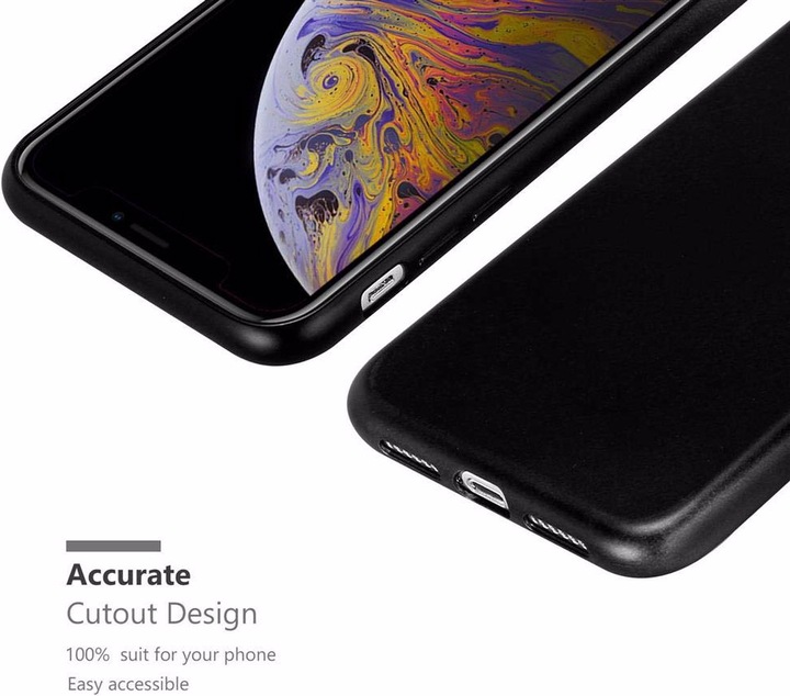 Produktbild Cadorabo TPU Matt Metallic Cover (Apple iPhone XS Max)