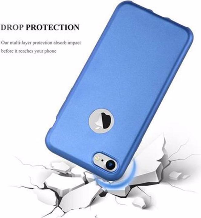 Image du produit Cadorabo Couverture métallique mate TPU (Apple iPhone 7, Apple iPhone SE (2ème génération))