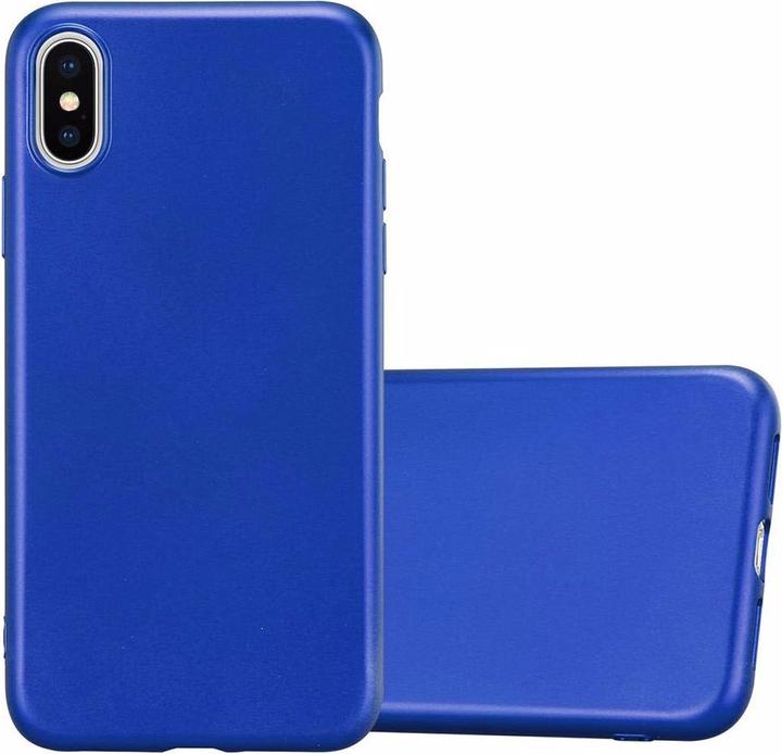 Actual product image Cadorabo TPU Matt Metallic Cover (Apple iPhone XS Max)