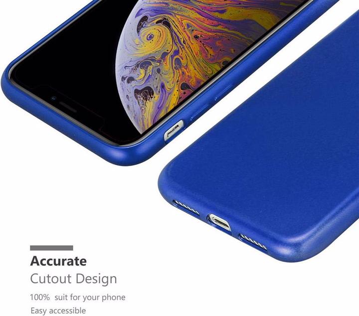 Actual product image Cadorabo TPU Matt Metallic Cover (Apple iPhone XS Max)