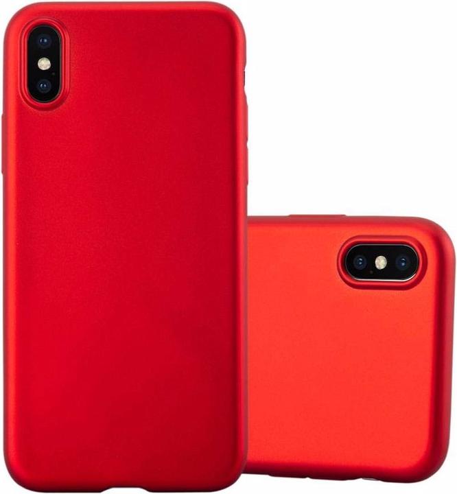 Actual product image Cadorabo TPU Matt Metallic Cover (Apple iPhone X)