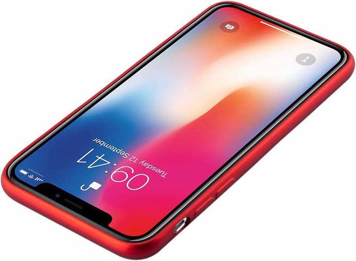 Actual product image Cadorabo TPU Matt Metallic Cover (Apple iPhone X)