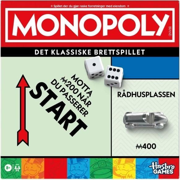 Immagine prodotto Hasbro Monopoly Classic Refresh 90 Year (NO)