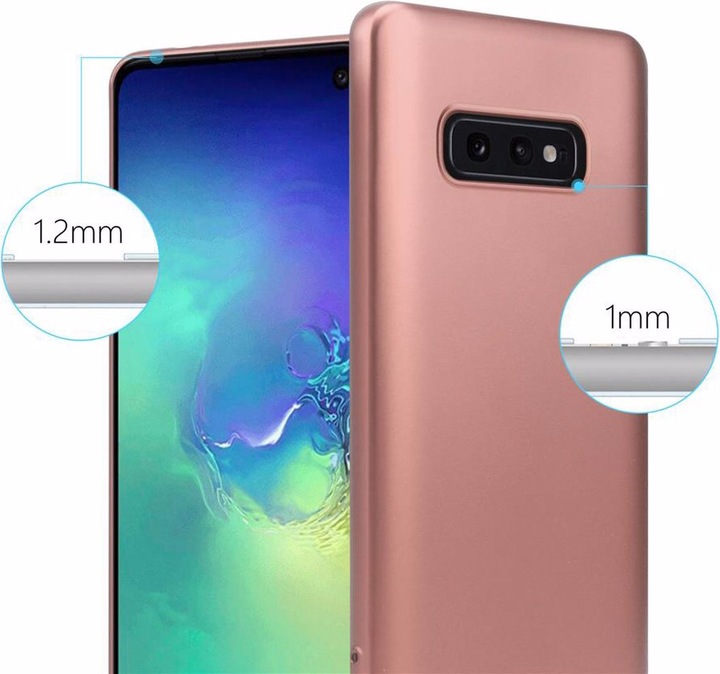 Produktbild Cadorabo TPU Matt Metallic Cover (Samsung Galaxy S10e)