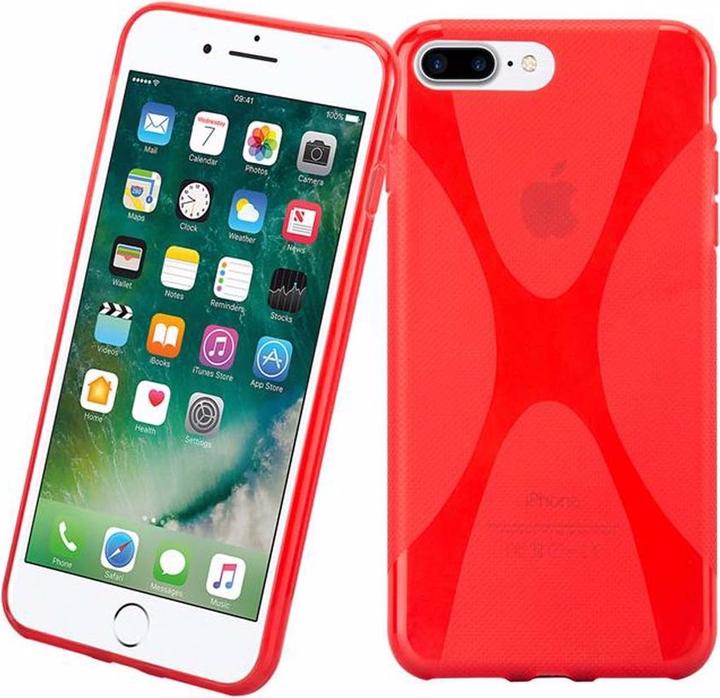 Actual product image Cadorabo TPU X-Line Cover (Apple iPhone 7s Plus, Apple iPhone 7 Plus)