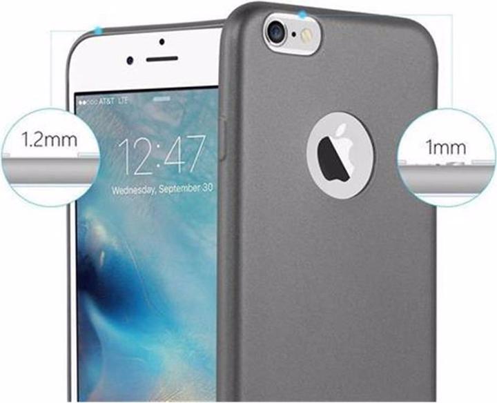 Actual product image Cadorabo TPU Matt Metallic Cover (Apple iPhone 6 Plus)