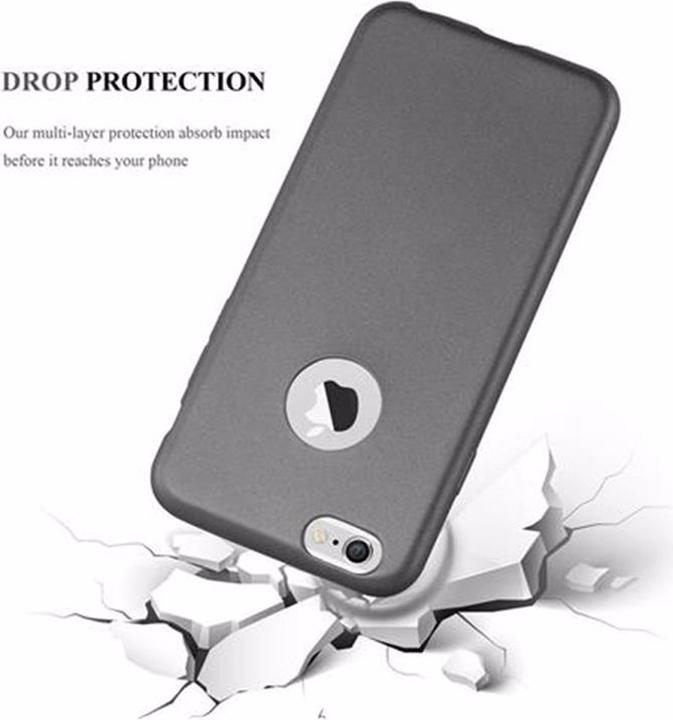 Actual product image Cadorabo TPU Matt Metallic Cover (Apple iPhone 6 Plus)