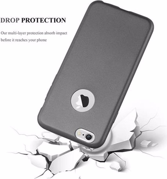 Actual product image Cadorabo TPU Matt Metallic Cover (Apple iPhone 6 Plus)