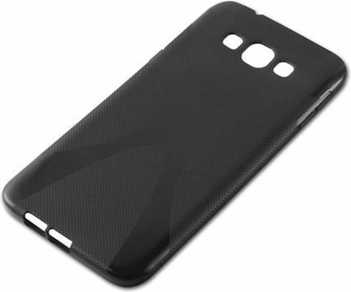 Actual product image Cadorabo TPU X-Line Cover (Samsung Galaxy A8 (2018))
