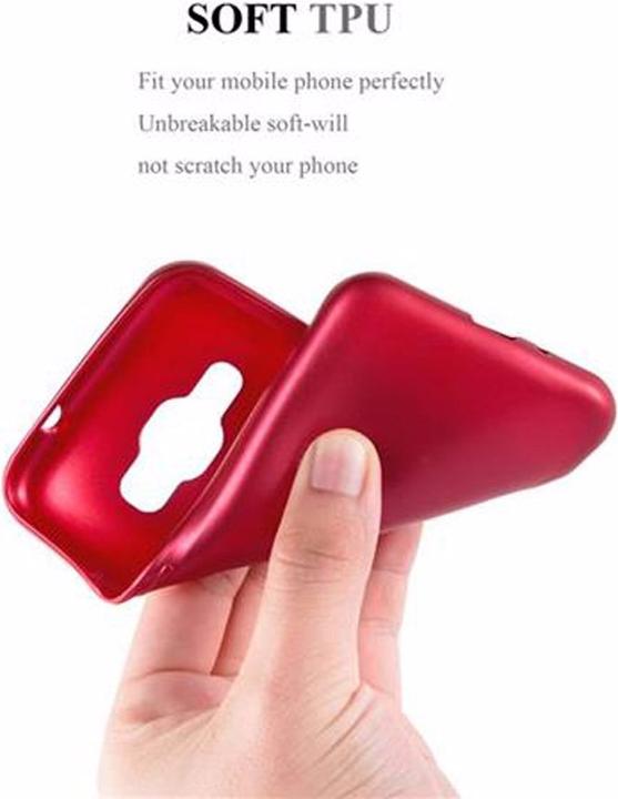 Actual product image Cadorabo TPU Matt Metallic Cover (Samsung Galaxy J1 (2016))