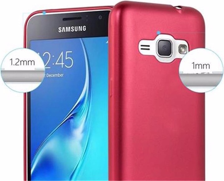 Produktbild Cadorabo TPU Matt Metallic Cover (Samsung Galaxy J1 (2016))